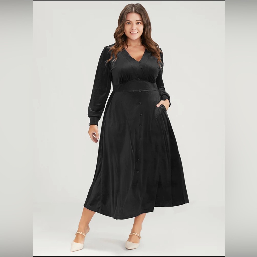 Black Bloomchic Dress